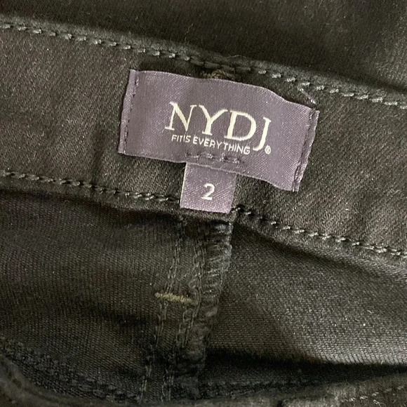 NYDJ Black Slim Lift Tuck Jeans - Picture 4 of 10